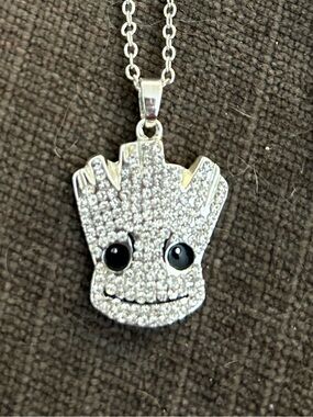Marvel guardians of the galaxy groot rhinestone necklace
